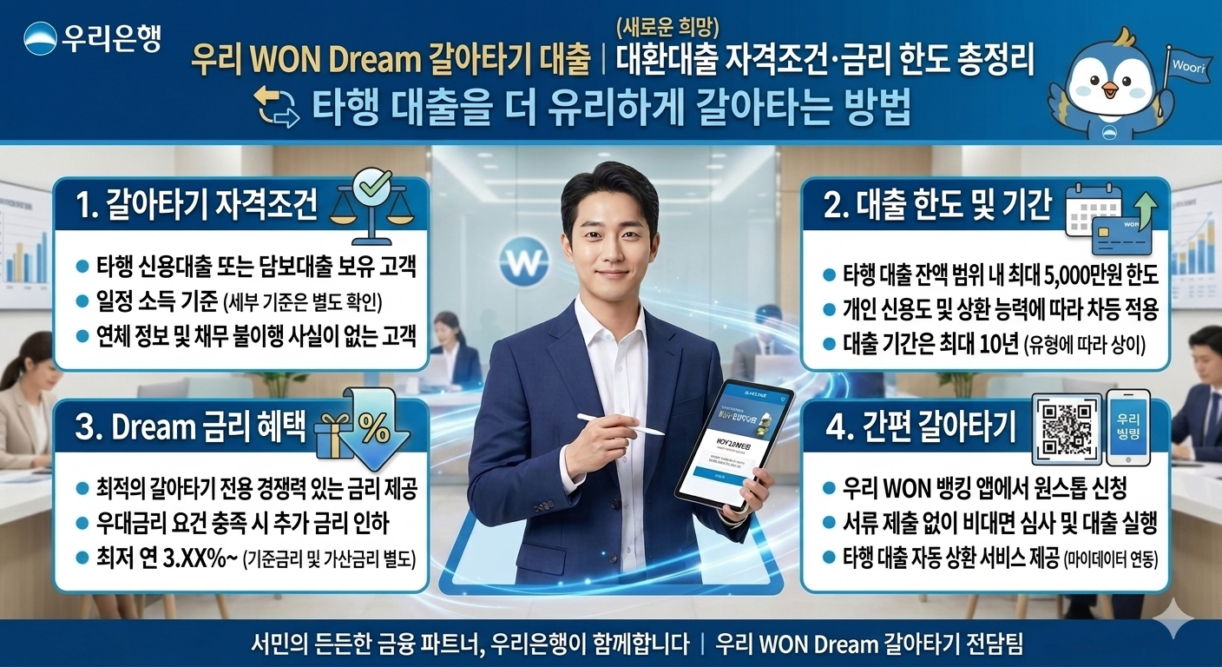 우리 WON Dream 갈아타기 대출